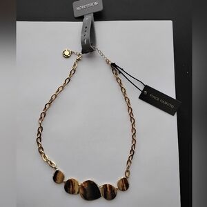 NWT VINCE CAMUTO Goldtone Statement Necklace Women's